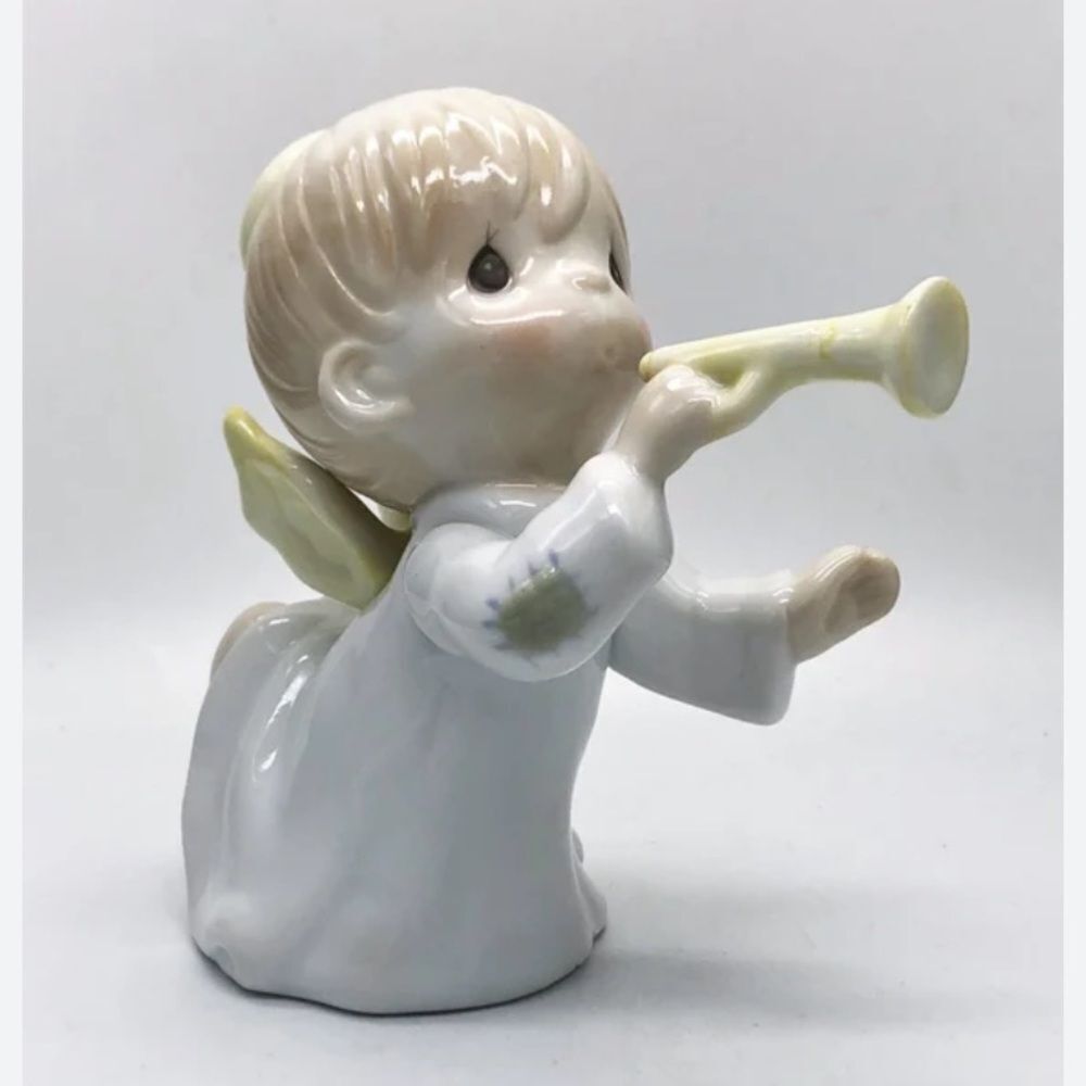 Enesco 1991 Samuel J Butcher Made In Taiwan 442291 6” Toll Angel